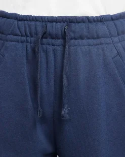 NIKE - Pantaloni corti da bambino blu con logo bianco