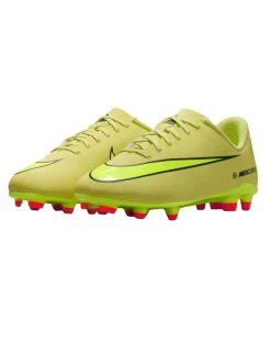 NIKE - SCARPA DA CALCIO JUNIOR  VAPOR 16 CLUB FG/MG A GIALLA E NERA, DAL 34 AL 38.5, FQ8286-300