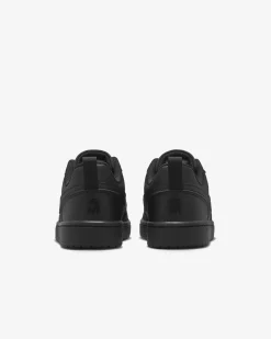 NIKE - SCARPA NERA COURT BOROUGH LOW RECRAFT  NUMERATA GS - DV5456-002