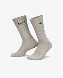 NIKE - Set 3 paia calzini tricolore bianco nero e grigio