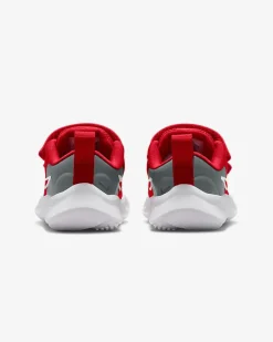 NIKE - Sneakers da bambino rossa con logo bianco e doppio strappo, numerata 19,5/27 - STAR RUNNER 3 TD