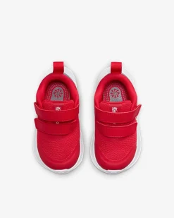 NIKE - Sneakers da bambino rossa con logo bianco e doppio strappo, numerata 19,5/27 - STAR RUNNER 3 TD