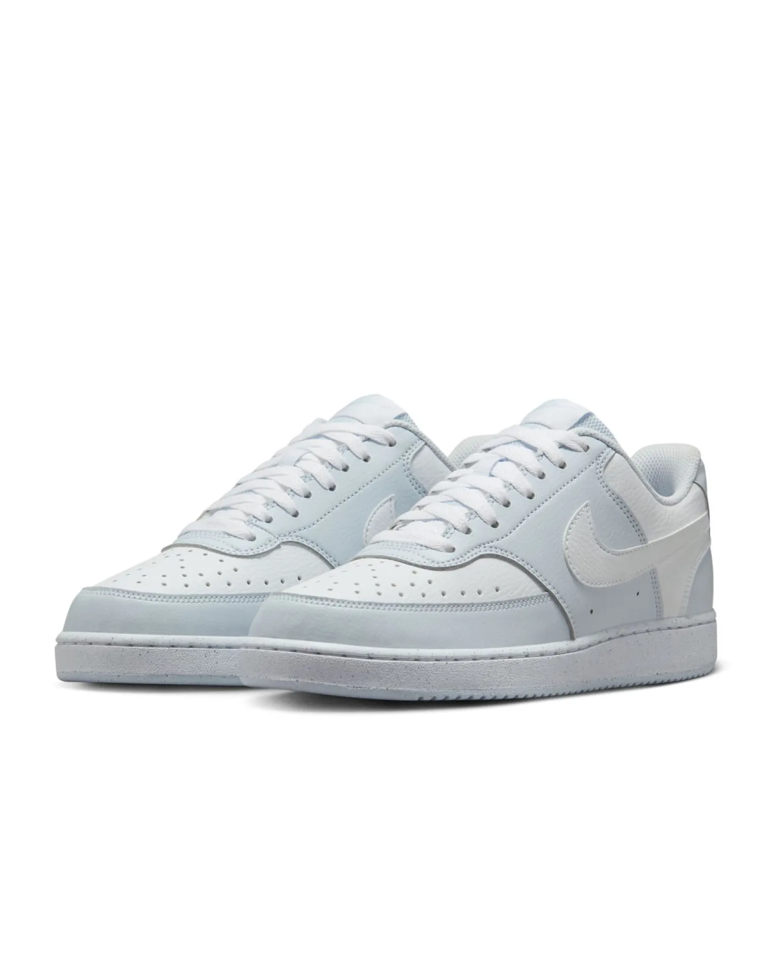 NIKE - SNEAKERS DONNA BIANCA E CELESTE NIKE COURT VISION LOW NEXT NATURE DH3158-004
