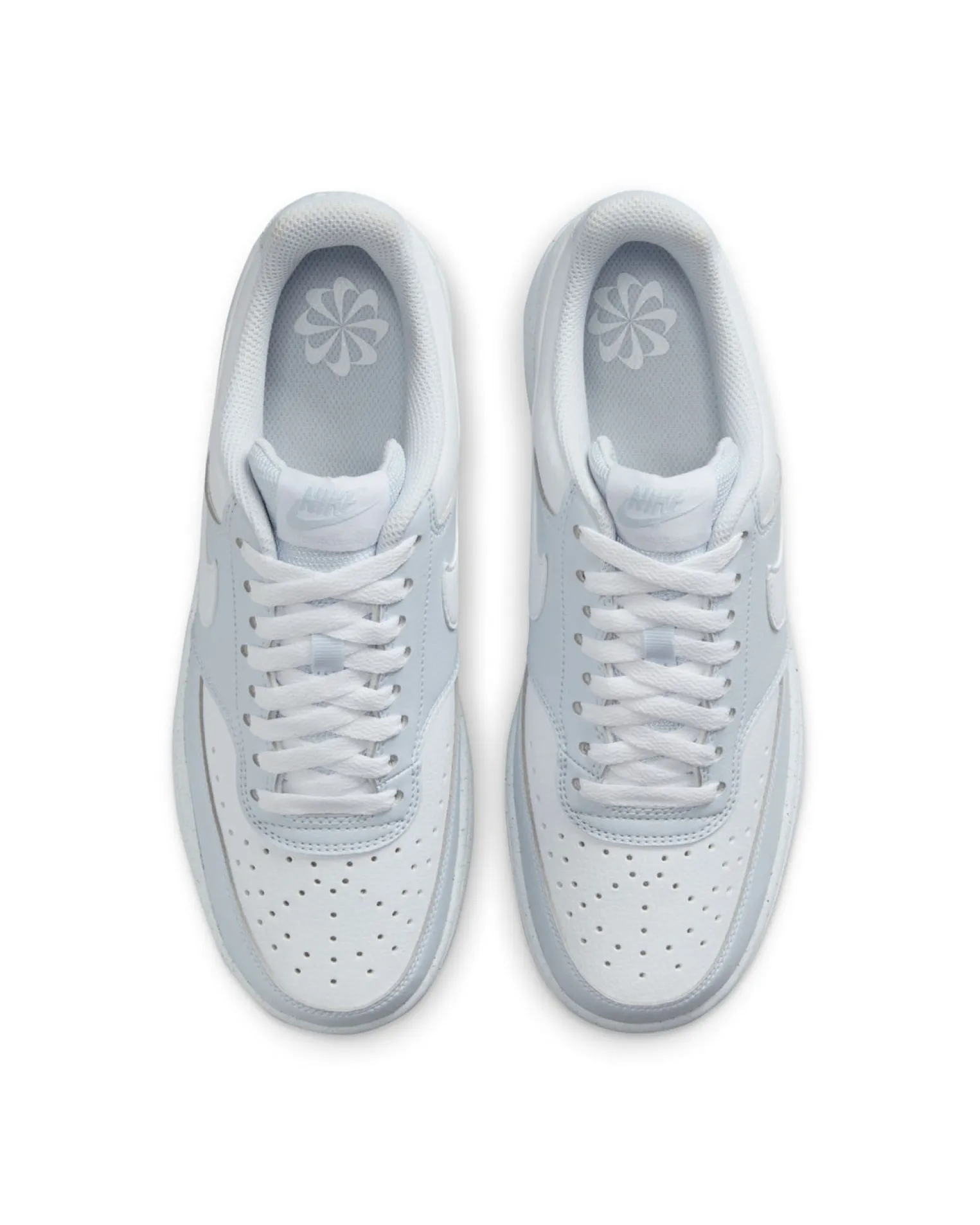NIKE - SNEAKERS DONNA BIANCA E CELESTE NIKE COURT VISION LOW NEXT NATURE DH3158-004