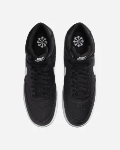 NIKE -  SNEAKERS UOMO NERA E BIANCA COURT VISION MID NEXT NATURE, DN3577-001