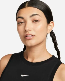NIKE - TOP CANOTTA  SPORTSWEAR NERA  DONNA  CHILL KNIT, FB8279-010
