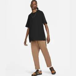 NIKE -  T-SHIRT UOMO MEZZA MANICA SPORTSWEAR  NERA PREMIUM ESSENTIALS, DO7392-010