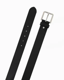 ON SPIRIT - Cinta nera in VERA PELLE - MADE IN ITALY
