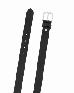 ON SPIRIT - Cinta nera in VERA PELLE - MADE IN ITALY
