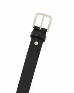 ON SPIRIT - Cinta nera in VERA PELLE - MADE IN ITALY