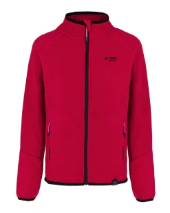 ON SPIRIT - FELPA FUXIA IN PILE DA DONNA FULL ZIP