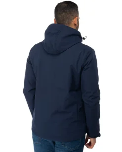ON SPIRIT - GIACCA BLU IN SOFTSHELL CON CAPPUCCIO DA UOMO AU01953