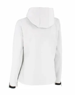ON SPIRIT - GIACCA DONNA CON CAPPUCCIO SOFTSHELL BIANCA - CLELIA