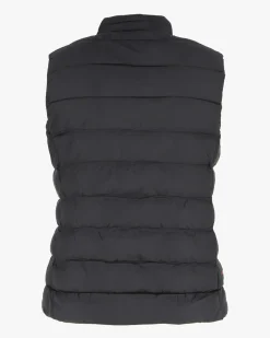ON SPIRIT - GILET IMBOTTITO DA DONNA NERO CON DETTAGLI FUXIA, LIVIA