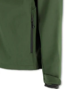 ON SPIRIT - GIUBBINO CON CAPPUCCIO FELPATO SOFTSHELL UOMO VERDE- MAURO