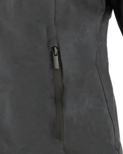 ON SPIRIT - Giubbotto parka da donna nero antivento e traspirante con cappuccio e zip frontale - BELLA