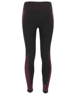 ON SPIRIT -  LEGGINGS  TERMICI DONNA  NERI E FUXIA  ORIETTA  - AD9V181