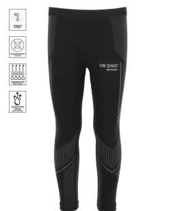 ON SPIRIT - LEGGINGS TERMICI KIDS NERI SIDNEY - AX00100_A7250