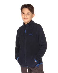 ON SPIRIT - MAGLIA MICROPILE BLU FULL ZIP DA RAGAZZO