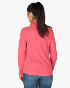 ON SPIRIT - MICROPILE DONNA  MEZZA ZIP CORALLO -  VALENTINA