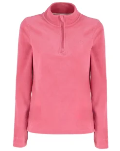 ON SPIRIT - MICROPILE DONNA  MEZZA ZIP CORALLO -  VALENTINA