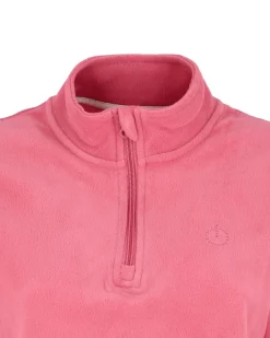 ON SPIRIT - MICROPILE DONNA  MEZZA ZIP CORALLO -  VALENTINA