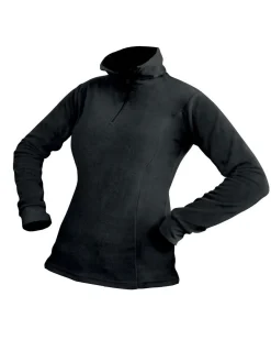 ON SPIRIT - MICROPILE DONNA  MEZZA ZIP NERO -  ERICA