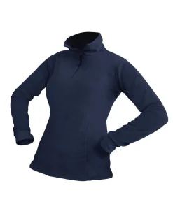 ON SPIRIT - MICROPILE DONNA  MEZZA ZIP BLU -  ERICA
