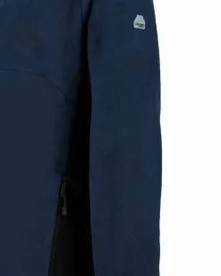 ON SPIRIT - MICROPILE UOMO  FULL ZIP BLU E NERO - IVAN