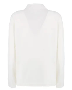 ON SPIRIT - MICROPILE UOMO  MEZZA ZIP BIANCO - VITTORIO