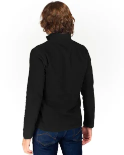 ON SPIRIT - MICROPILE UOMO  MEZZA ZIP NERO - VITTORIO