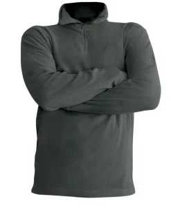 ON SPIRIT - MICROPILE UOMO  MEZZA ZIP GRIGIO SCURO - EDOARDO