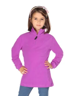ON SPIRIT - MICROPILE VIOLA MEZZA ZIP DA BAMBINA