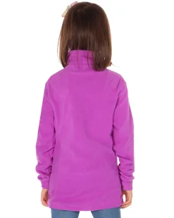 ON SPIRIT - MICROPILE VIOLA MEZZA ZIP DA BAMBINA