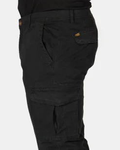 ON SPIRIT - Pantalone cargo stretch nero