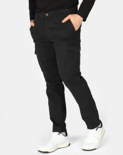 ON SPIRIT - Pantalone cargo stretch nero