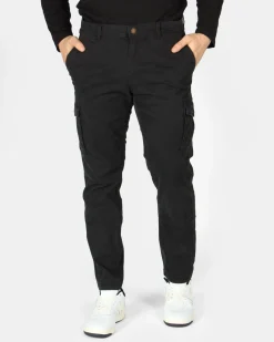 ON SPIRIT - Pantalone cargo stretch nero