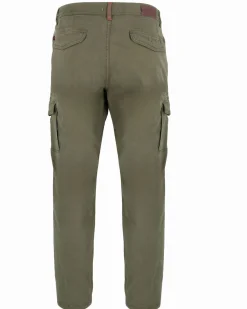 ON SPIRIT - Pantalone cargo stretch oliva