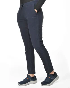 ON SPIRIT - PANTALONI IN PILE DONNA BLU - ILARIA