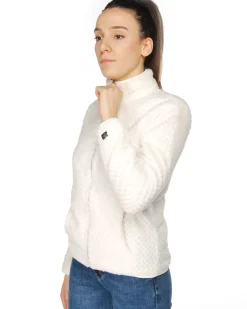 ON SPIRIT - PILE BIANCA FULL ZIP DA DONNA