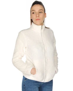 ON SPIRIT - PILE BIANCA FULL ZIP DA DONNA