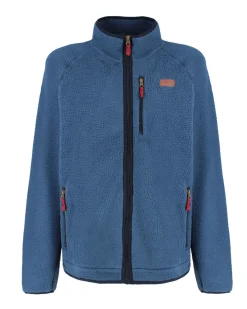 ON SPIRIT - PILE BLU  FULL ZIP DA UOMO IN TESSUTO SHERPA