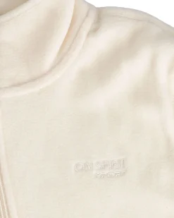 ON SPIRIT - PILE DONNA FULL ZIP BIANCO - LUANA