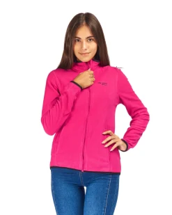 ON SPIRIT - PILE DONNA FULL ZIP FUXIA - LUANA
