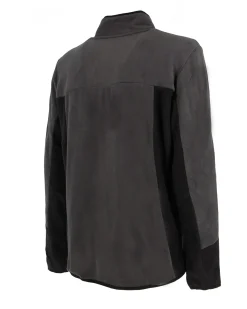 ON SPIRIT - Pile grigio da uomo con zip frontale - MATTEO