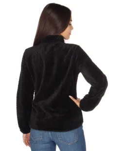 ON SPIRIT - PILE NERO FULL ZIP DA DONNA