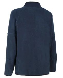 ON SPIRIT - PILE  RIGATO UOMO  FULL ZIP BLU SCURO - FABIO