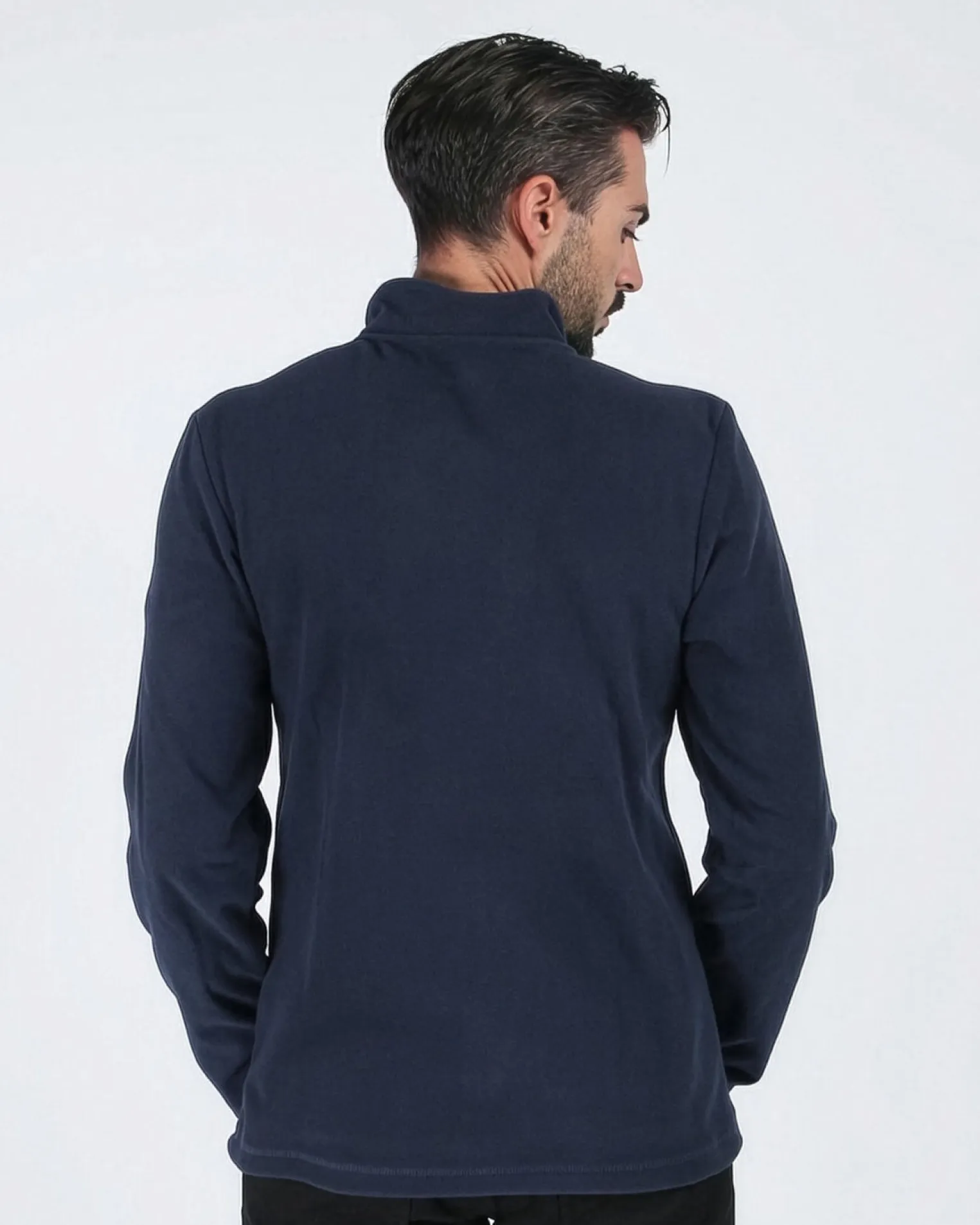 ON SPIRIT - PILE UOMO FULL ZIP BLU- MATTIA