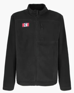 ON SPIRIT - PILE UOMO  FULL ZIP NERO - GLAUCO