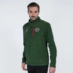 ON SPIRIT - PILE UOMO FULL ZIP VERDE -  MATTIA